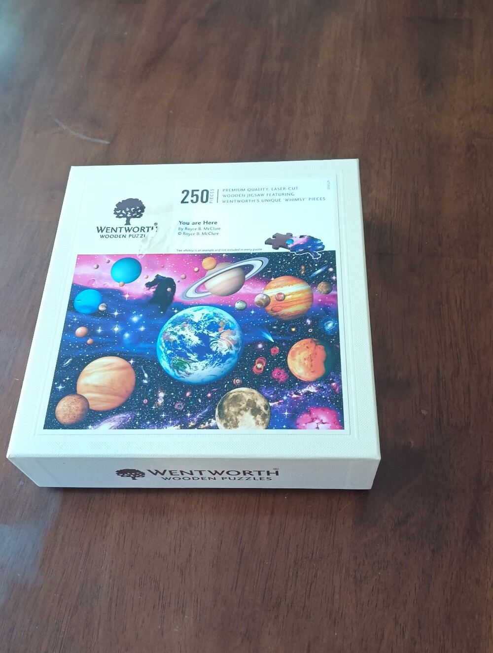 Wentworth "You Are Here" Planetary 250 Piece Wooden Puzzle